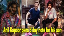 Anil Kapoor pens special b'day message for son Harshvarrdhan