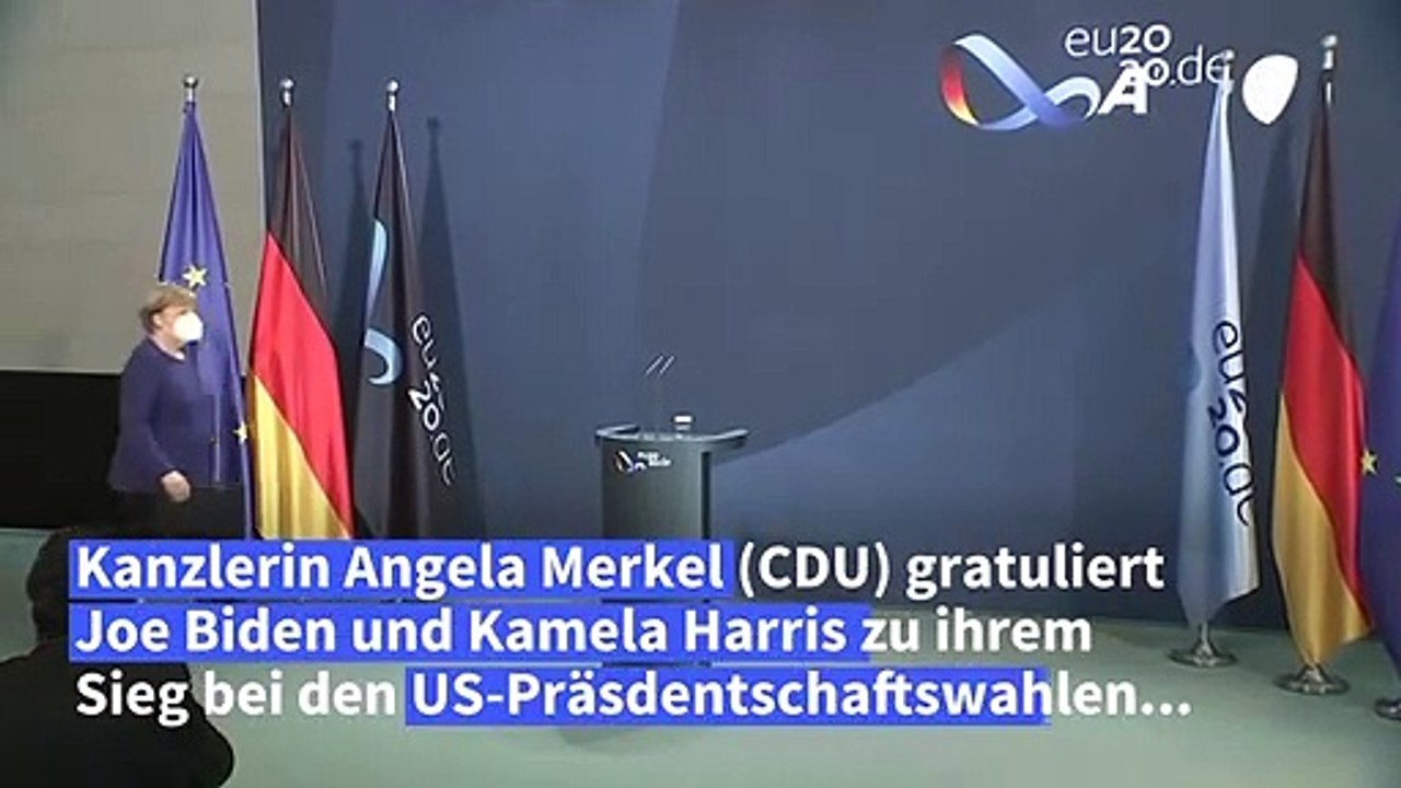 Merkel bekennt sich nach US-Wahl zu mehr europäischer Verantwortung
