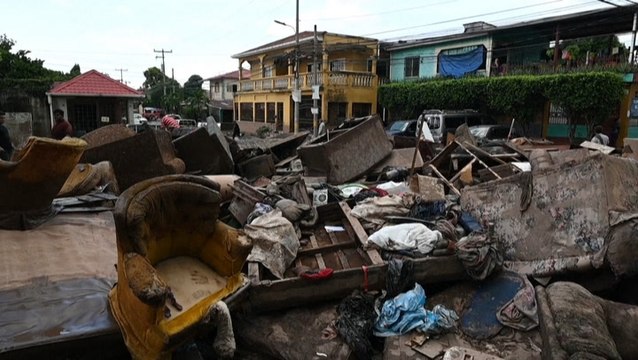 Cleanup underway after flooding in Honduras