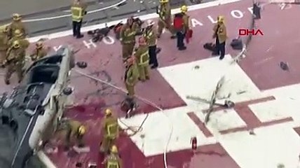 Donör kalp taşıyan helikopter yere çakıldı!
