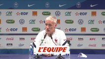 Deschamps : «Plus l'élite est resserrée, mieux c'est» - Foot - Bleus