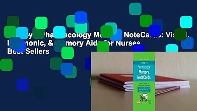 Mosby's Pharmacology Memory NoteCards: Visual, Mnemonic, & Memory Aids for Nurses Best Sellers