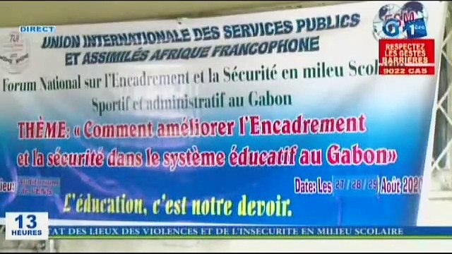 RTG - Clôture du séminaire de formation des assistants de prévention, d’encadrement et de sécurité en milieu scolaire