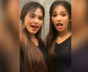 Twinny girls Viral Tiktok Bollywood song Tiktok India Tiktok Nepal