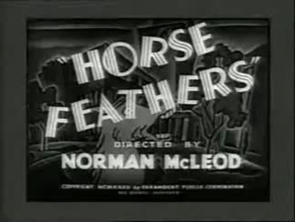 1932 Horse feathers - Trailer