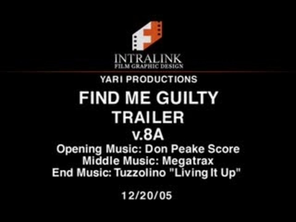 Find Me Guilty - Trailer