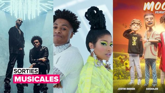 Les colabs de Nicki Minaj, Bieber et The Weeknd sur les morceaux d'autres artistes