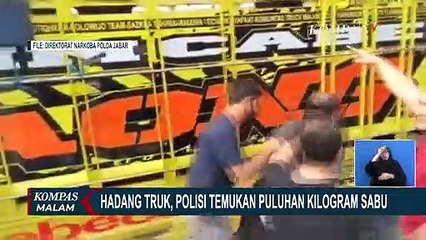 Polisi Temukan Puluhan Kilogram Sabu Setelah Hadang Truk