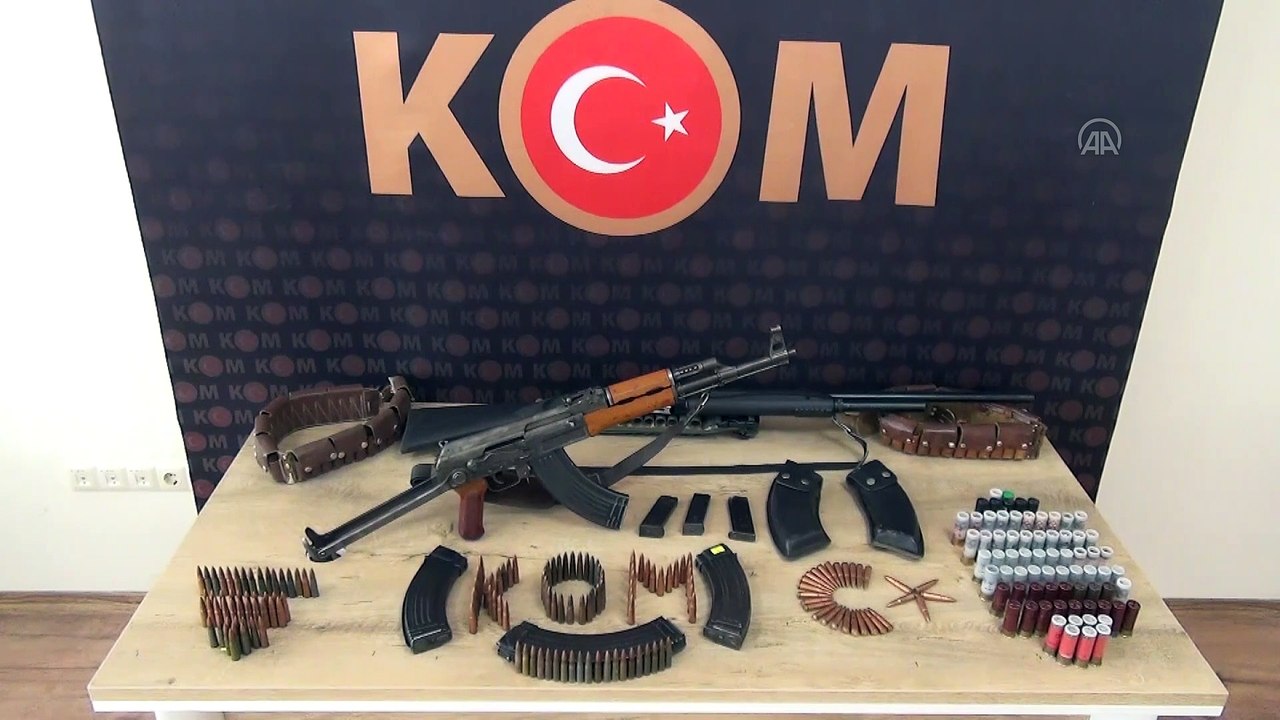 Uzun namlulu silah ve mühimmat ele geçirildi - KAHRAMANMARAŞ