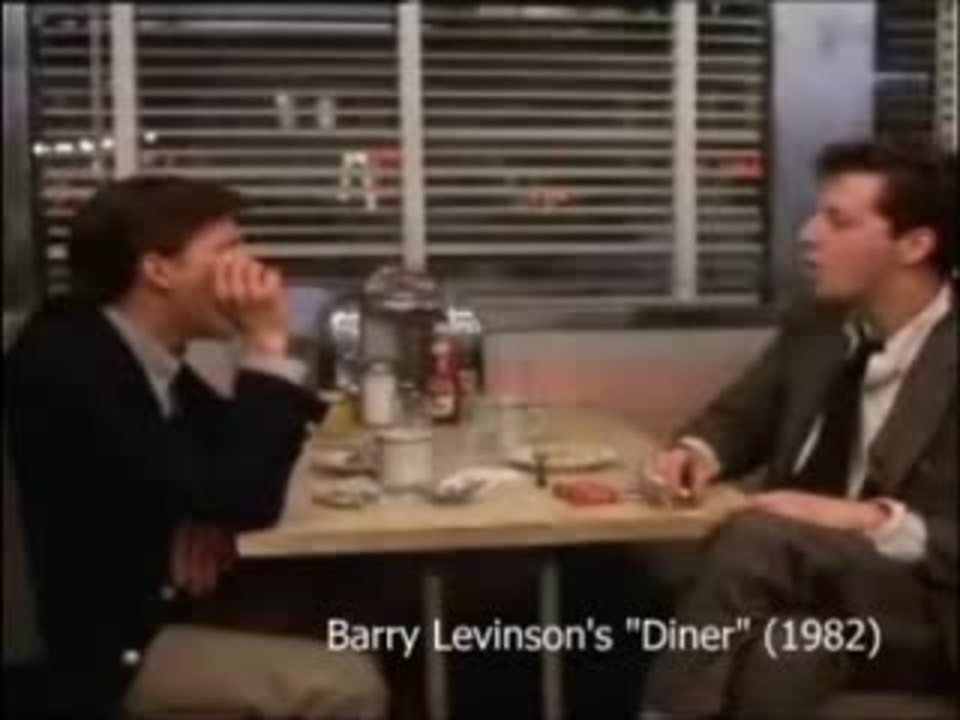 Popcorn scene from Barry Levinson's 'Diner'