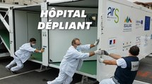 Face au Covid-19, cet hôpital mobile se déplie en 20 minutes