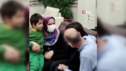 HDP önündeki ailelerden biri daha çocuğuna sesini duyurdu