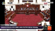 En Vivo desde Perú - Congreso realiza voto sobre juicio político contra Pdte. Perú Martin Vizcarra