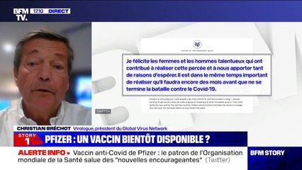 Vaccin contre le Covid-19: pour le président du Global Virus Network, "c'est extraordinaire"