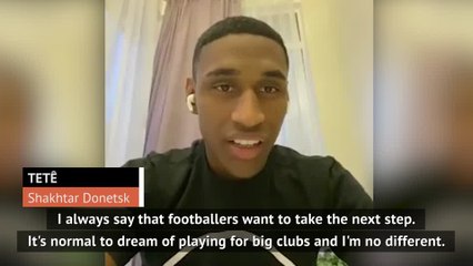 Shakhtar's Tetê 'dreams' of playing for Barcelona