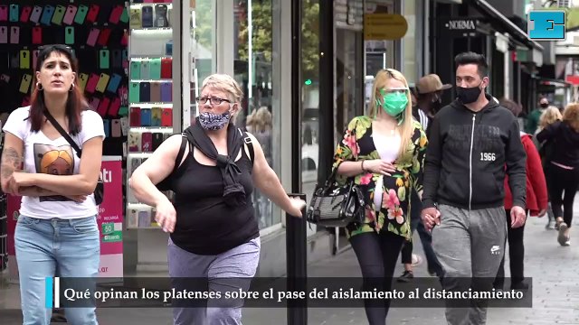 Qué opinan los platenses sobre el pase del aislamiento al distanciamiento