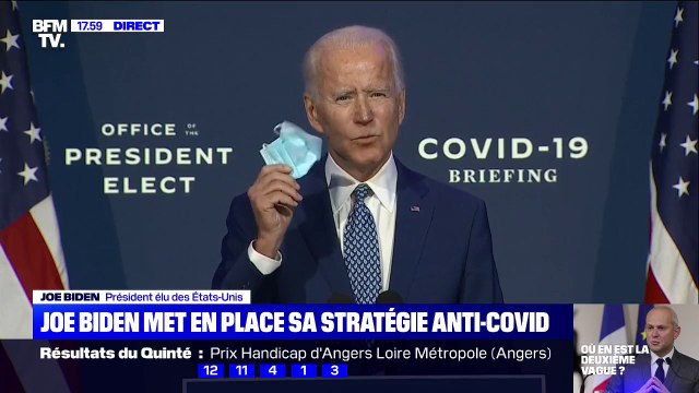Joe Biden sur le coronavirus: Nous allons nous assurer que les États-Unis redeviennent un leader dans la lutte contre cette pandémie