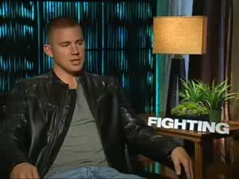 Press Junket Footage for Channing Tatum's 'Fighting' - In Theaters April 24th