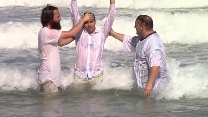 ISRAEL BAPTISM WITH TEACHER JOSHUA JAMES