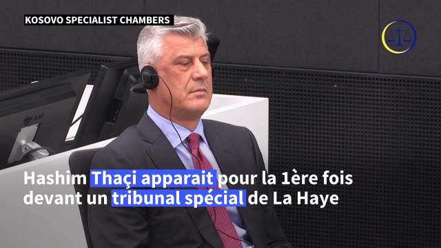 L'ex-président kosovar Hashim Thaçi plaide non coupable de crimes de guerre