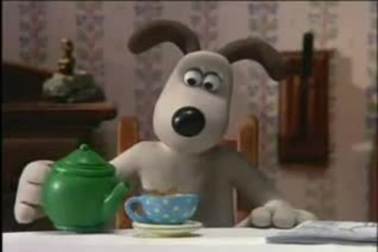 Wallace & Gromit unter Schafen