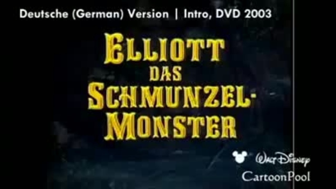 Disneys Elliot das Schmunzelmonster - German Intro