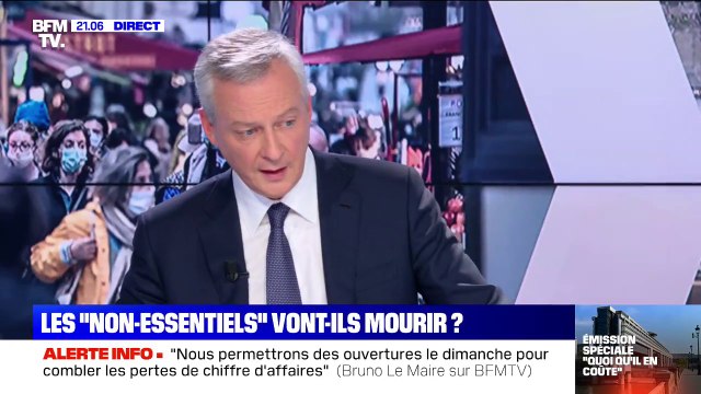 Bruno Le Maire (ministre de l’Économie et des Finances): S’il faut une aide supplémentaire sur la question des stocks, nous sommes prêts à la regarder et à l’accorder