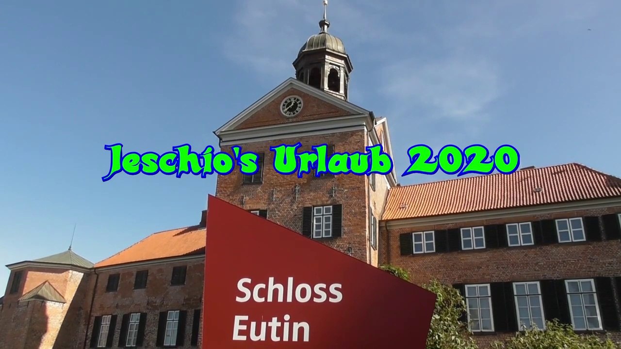 Jeschio besucht Schloss Eutin mit Schlosspark im September-Urlaub 2020