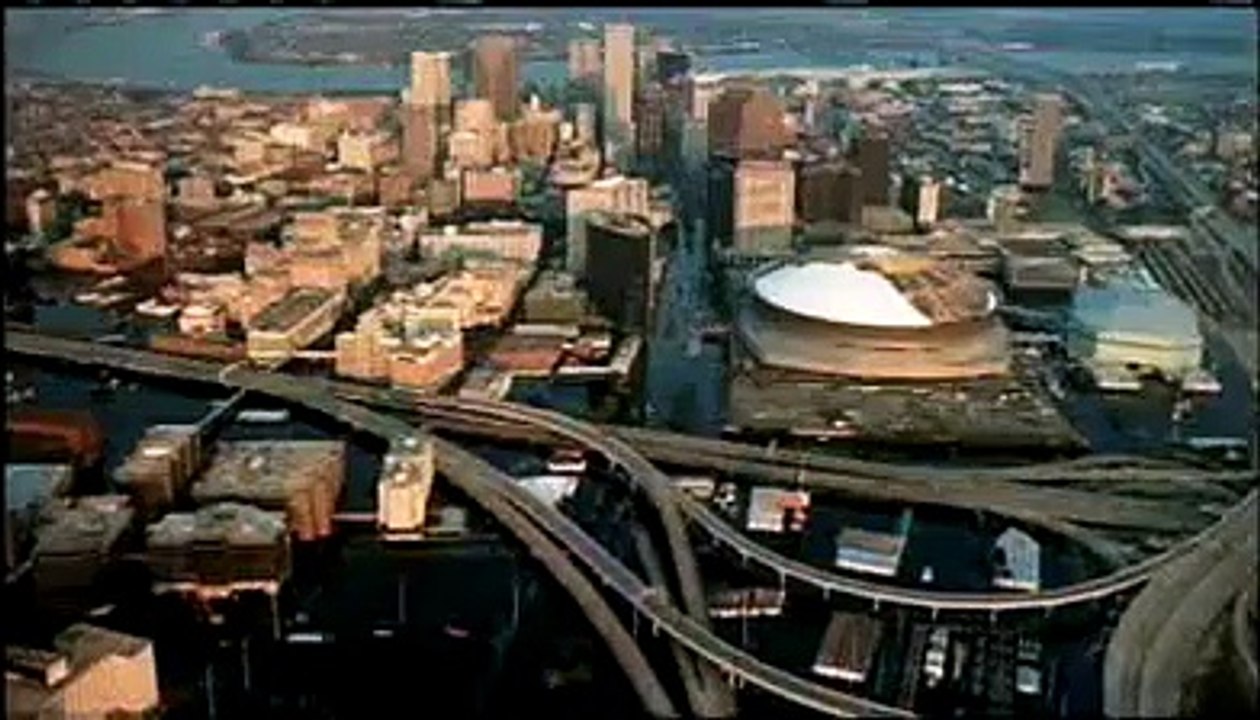 Hurrikan Ã¼ber Louisiana