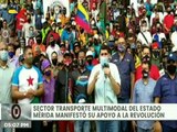 Trabajadores del transporte multimodal de Mérida en apoyo total al rescate de la AN