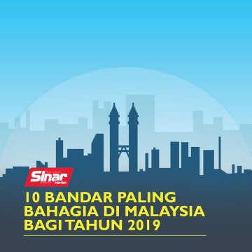10 Bandar Paling Bahagia di Malaysia bagi tahun 2019