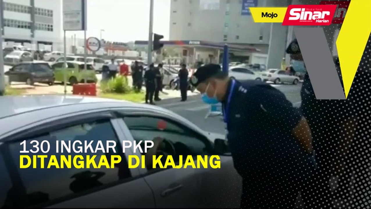130 individu ingkar PKP ditangkap di Kajang