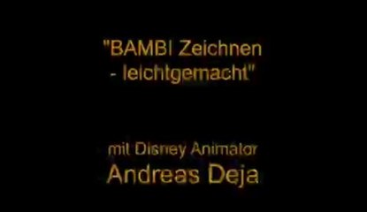 BAMBI - Clip Zeichnen mit Disney Animator Andreas Deja