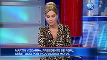 Destituyen por incapacidad moral el presidente de Perú, Martín Vizcarra