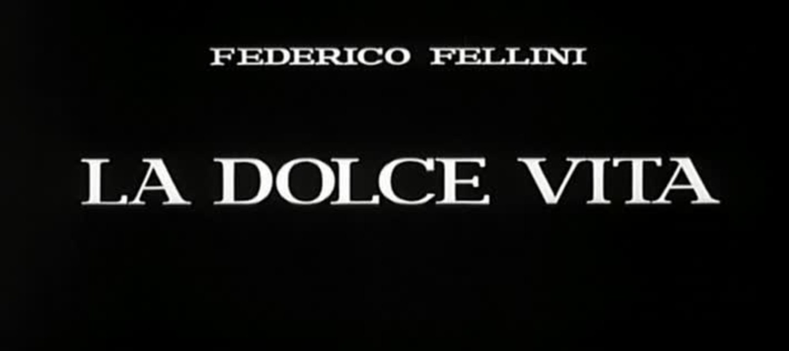 La Dolce Vita - Trailer (Deutsch)