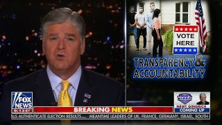 Sean Hannity 11/9/20 FULL SHOW - Hannity Fox News November 9, 2020