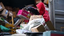 Chinese delivery workers get busy before annual shopping spree