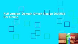 Full version  Domain-Driven Design Distilled  For Online