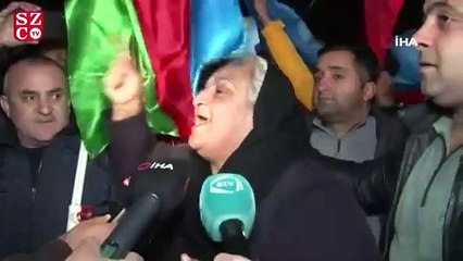 Gence'de coşkulu zafer kutlaması