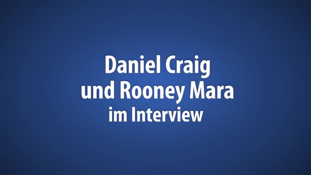 Interview zu Verblendung mit Daniel Craig und Rooney Mara