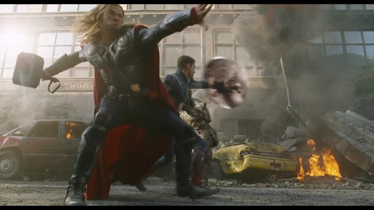 Avengers - Clip Thor vs Captain America (Deutsch) HD