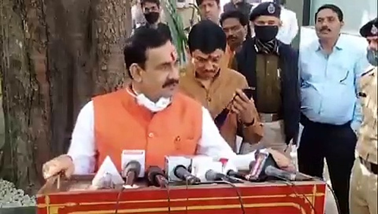 प्रदेश में हुए उपचुनाव में भारतीय जनता पार्टी अपनी जीत को लेकर आश्वस्त -मंत्री नरोत्तम मिश्रा