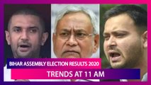 Bihar Assembly Election Results 2020 Trends At 11 AM: NDA Past Half-Way Mark