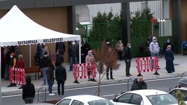 Korona testi sırasında Ata’ya saygı duruşu