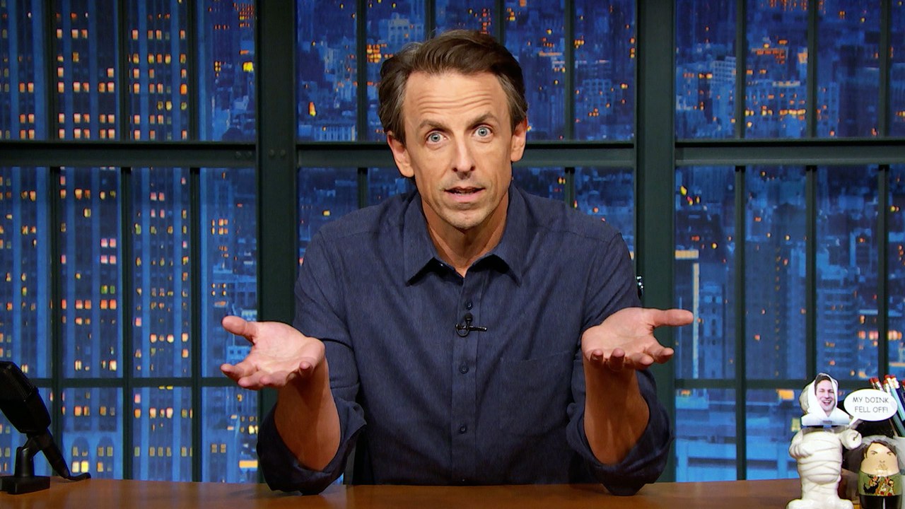 Seth Meyers Shares a Story About Joe Biden