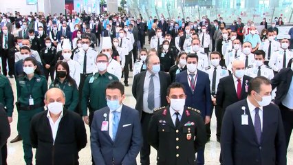 İstanbul Havalimanı’nda 10 Kasım anma töreni