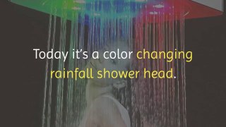 Color Changing LED Rain Shower Head review - the best light up rainfall shower of 2019 and 2020