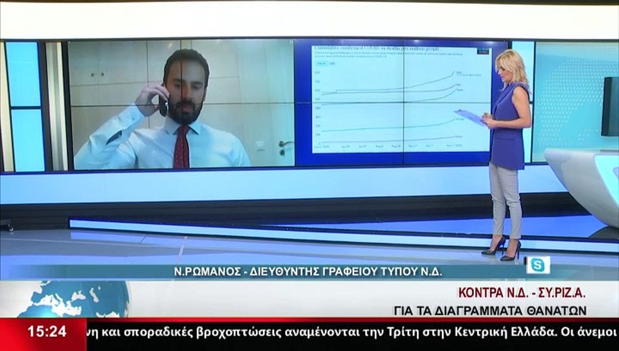 Ο Διευθυντής Γραφείου Τύπου της Ν.Δ., Ν. Ρωμανό...