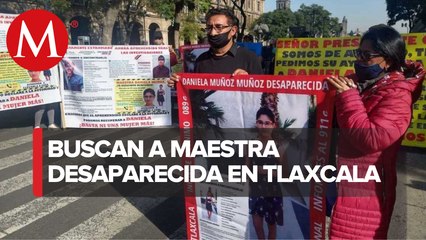 Frente a Palacio Nacional, familiares y amigos exigen la aparición de Daniela Muñoz