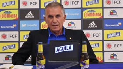 Colombia's Queiroz not worrying about James fitness issues